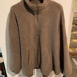 Old Navy Sherpa Quarter Zip Pullover